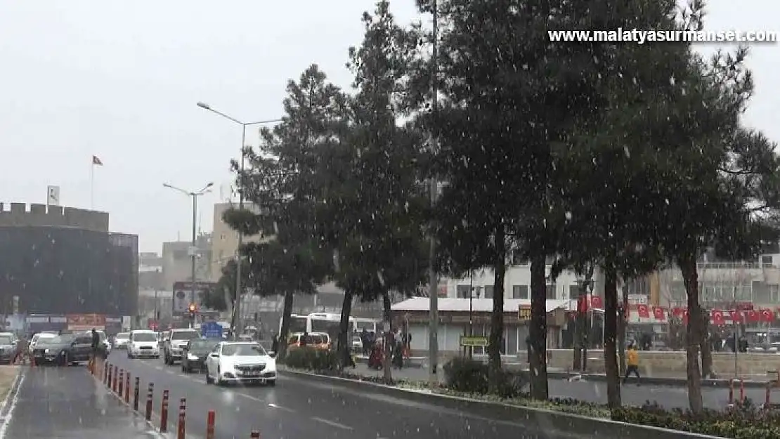 Diyarbakır'da yılın ilk kar yağışı başladı