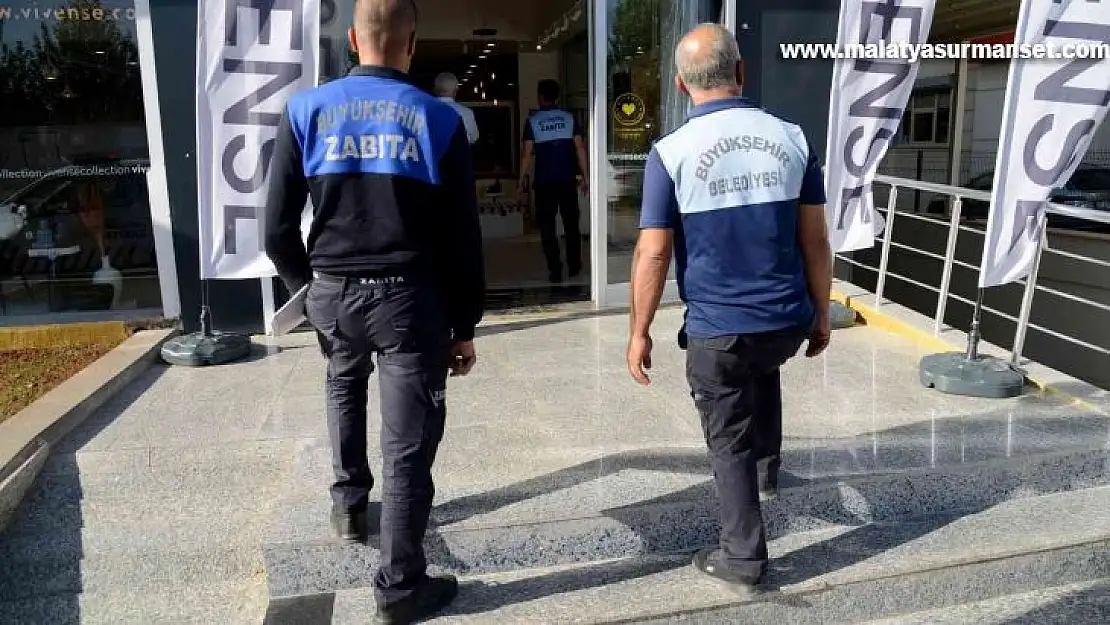 Diyarbakır'da zabıtadan tabela-reklam denetimi