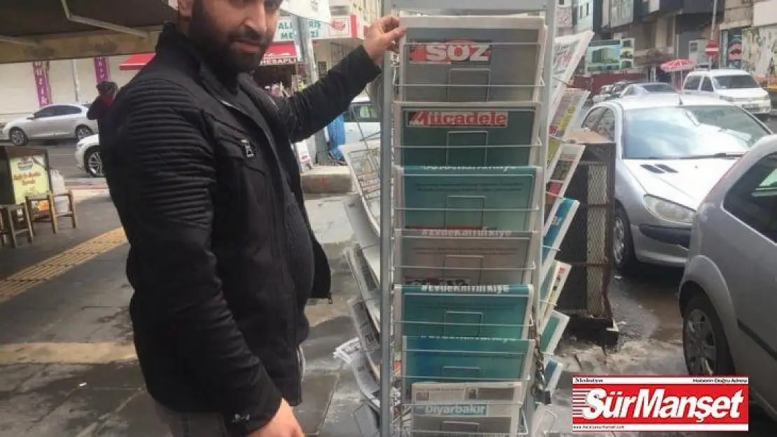 Diyarbakır gazeteleri tam sayfa 'evde kal Diyarbakır' manşetiyle çıktı