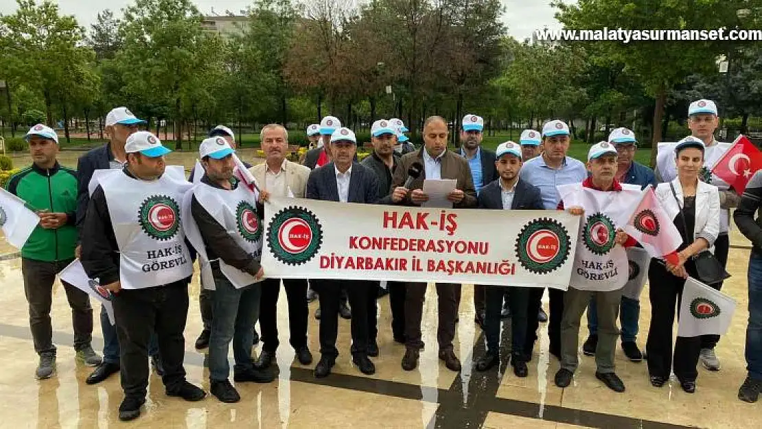 Diyarbakır HAK-İŞ 1 Mayıs kutlaması