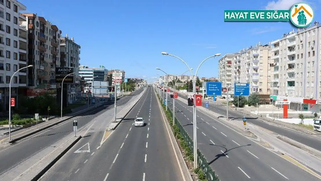 Diyarbakır sokakları kısıtlamanın son gününde de boş kaldı