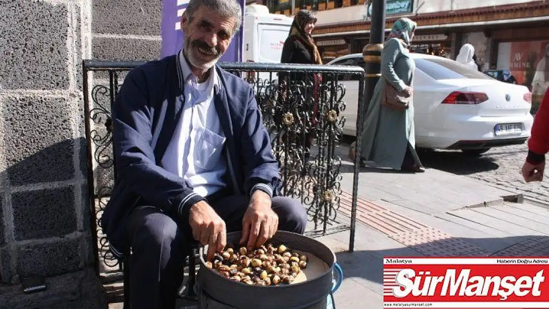 Diyarbakır sokaklarında 'kestane kebap' tezgahlardaki yerini aldı