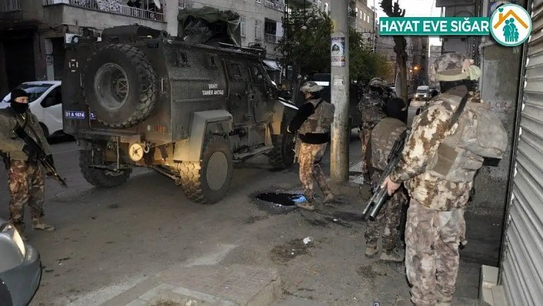 Diyarbakır terör operasyonu, çok sayıda kişi gözaltına alındı