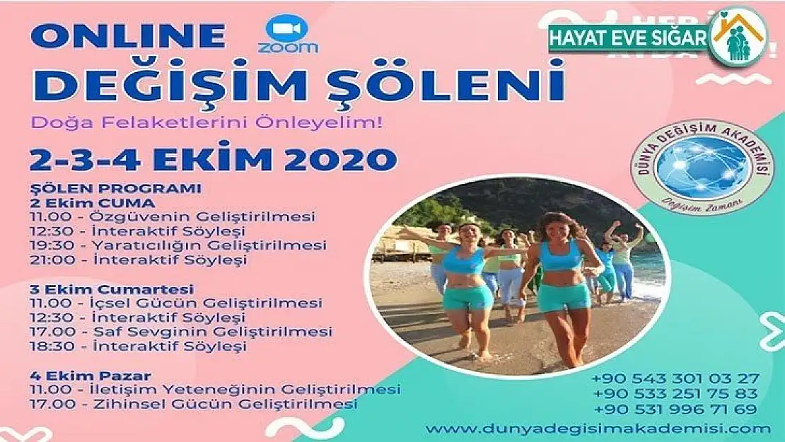 Doğa Felaketlerini Önleyecek Onlıne Değişim Şöleni