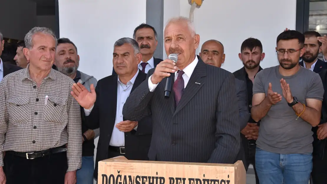 Doğanşehir Belediye Başkanı Mehmet Bayram göreve başladı