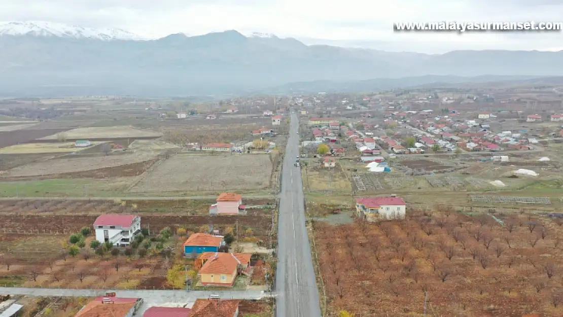 Doğanşehir'de asfaltsız yol kalmadı