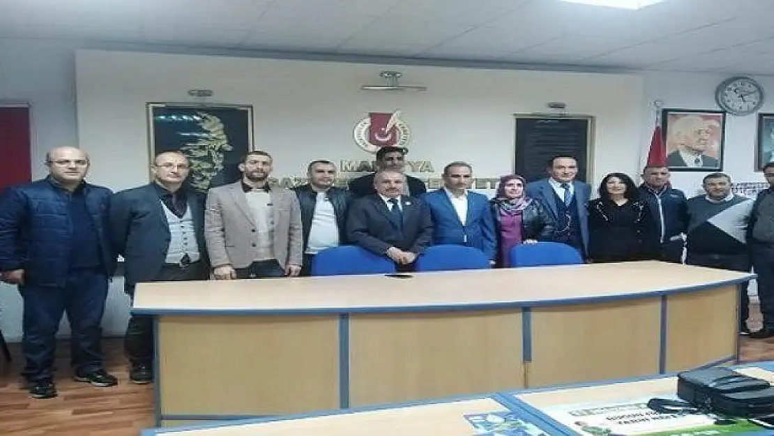 Doğu Anadolu Büyük Aile Federasyonu Malatya Gazeteciler Cemiyetini Ziyaret Etti