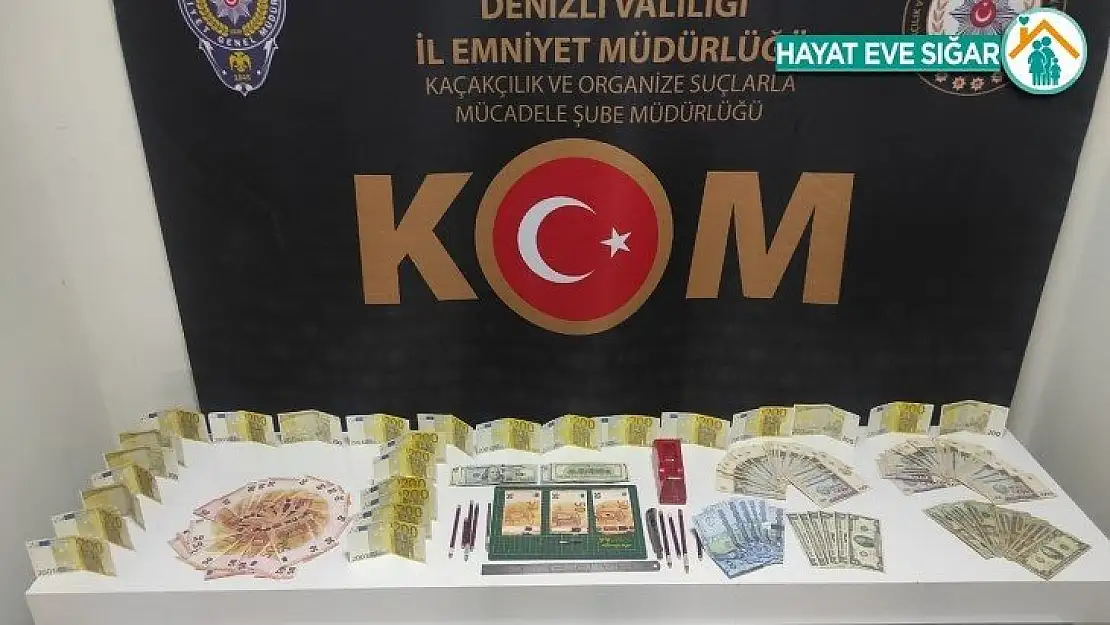 Döviz bürolarındaki eskimiş paraları sahte para yapımında kullanan 2 şüpheli yakalandı