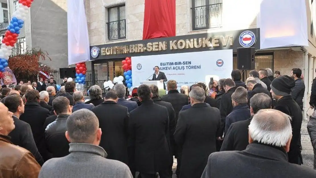 Eğitim Bir-Sen Konukevi hizmete açıldı