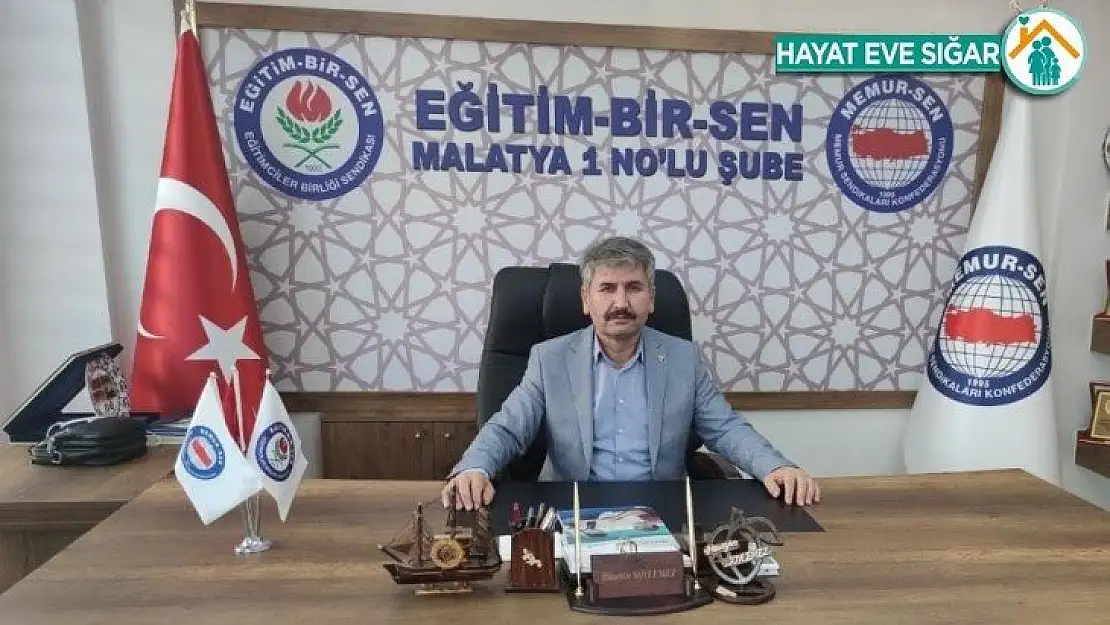 Eğitim Bir Sen Malatya 1 Nolu Şube Başkanı Söylemez: 'Kadının saygınlığı kadına saygıyla başlar'