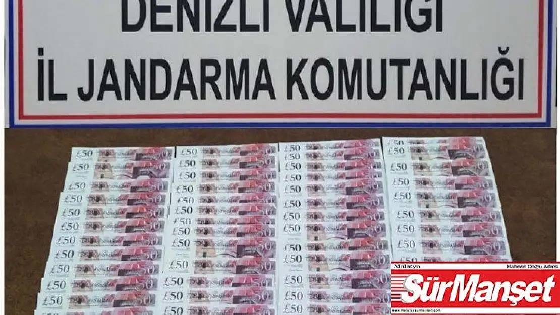 Eğlence mekanlarında harcanacak sahte sterlinler yakalandı