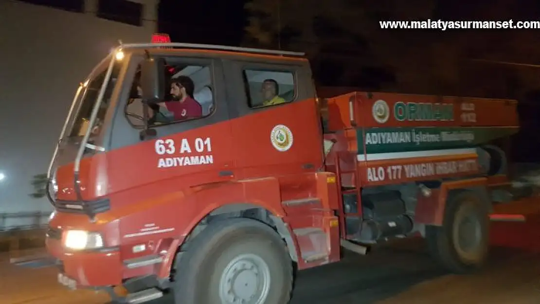 Ekipler yangına karşı hazır kıta bekliyor