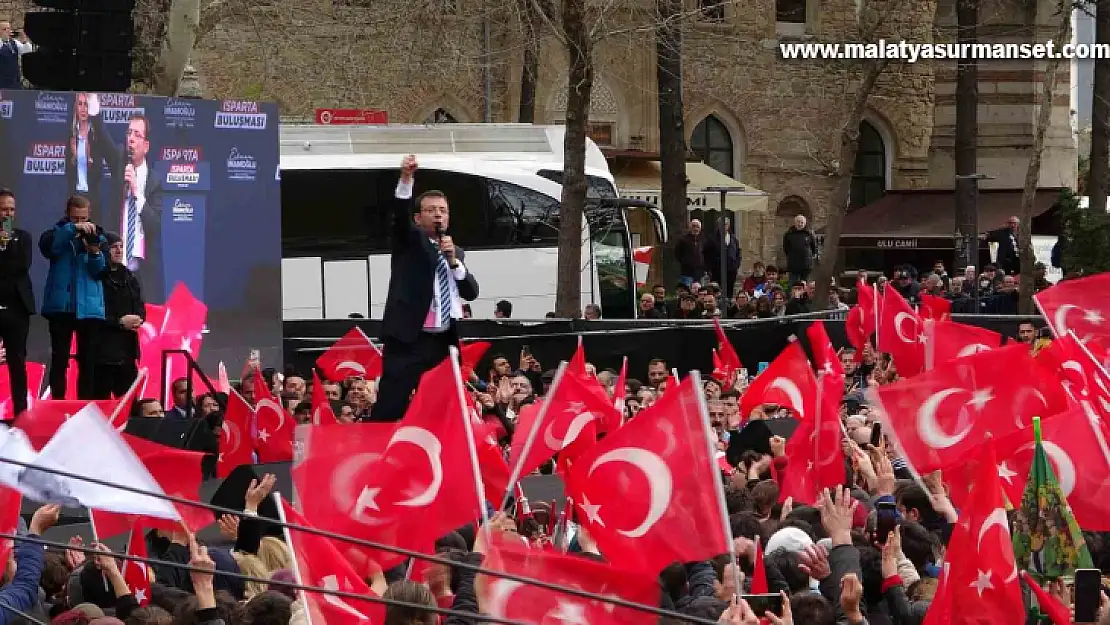 Ekrem İmamoğlu'ndan Muharrem İnce'ye Isparta'dan seçim göndermesi