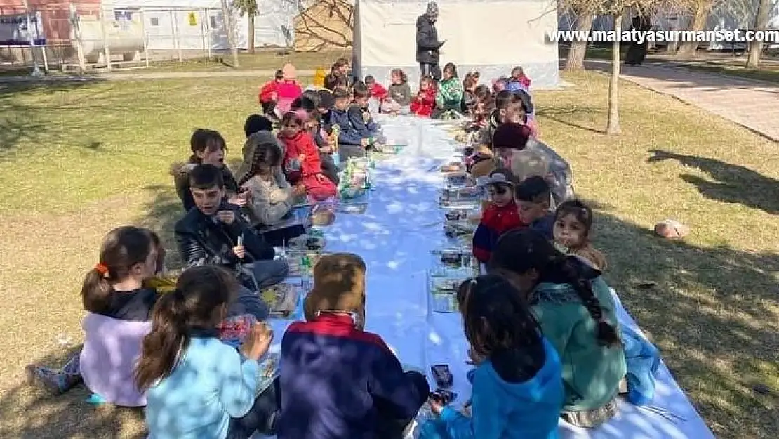 Elazığ Belediyesi'nden depremzede çocuklara yönelik piknik