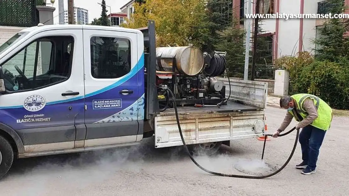 Elazığ'da  larva ile mücadele çalışmaları sürüyor