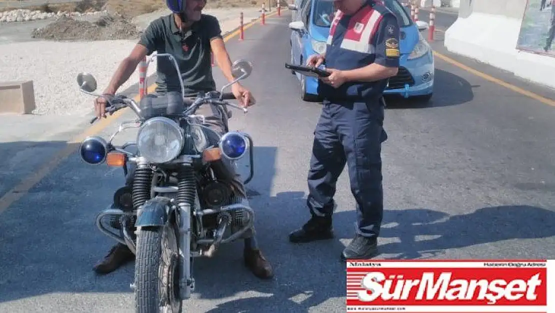 Elazığ'da 117 motosiklet denetlendi, 11'ine işlem yapıldı