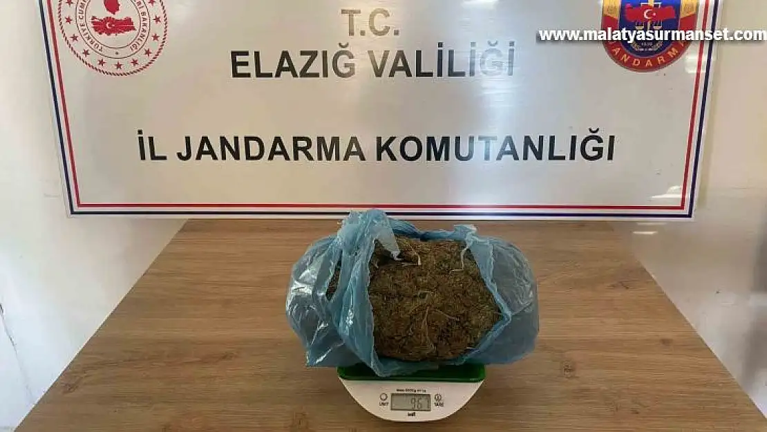 Elazığ'da 3,5 kilo uyuşturucu madde ele geçirildi, 2 kişi gözaltına alındı