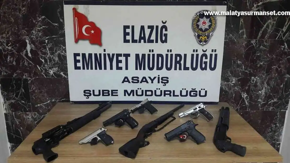 Elazığ'da asayiş ve şok uygulamalarında 103 şüpheli yakalandı