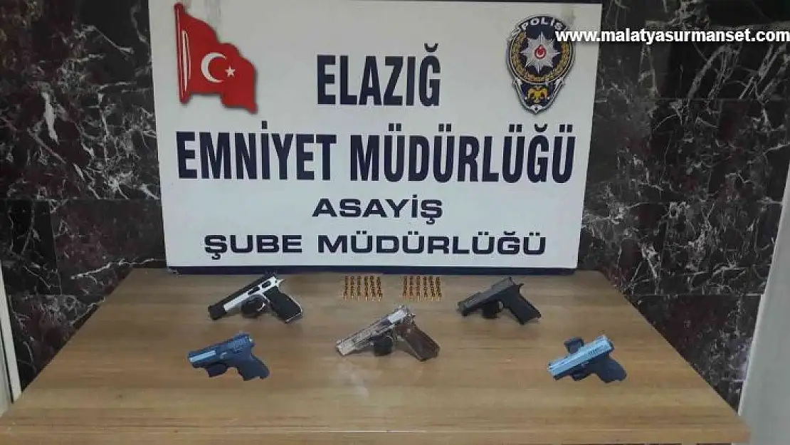 Elazığ'da asayiş ve şok uygulamalarında 116 kişi yakalandı