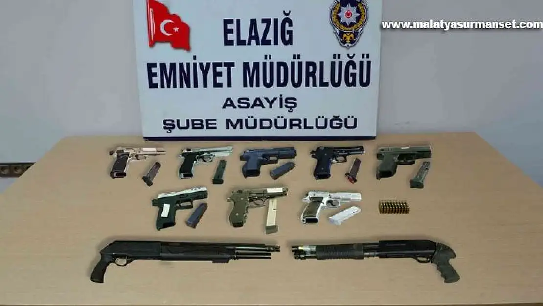 Elazığ'da asayiş ve şok uygulamalarında 134 şüpheli yakalandı