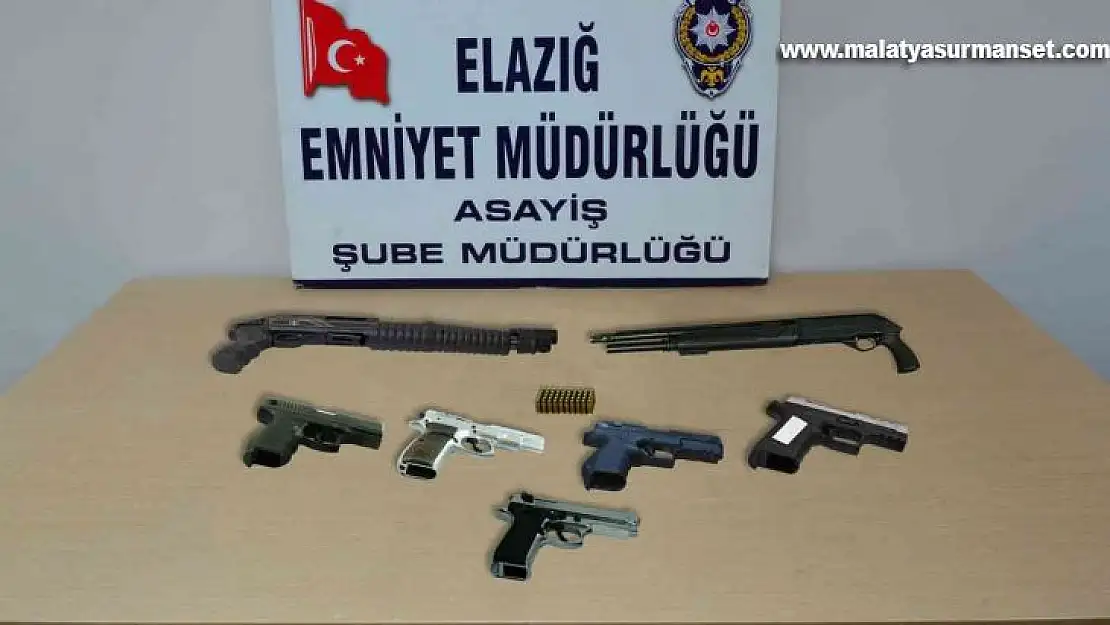 Elazığ'da asayiş ve şok uygulamaları: 25 kişi tutuklandı