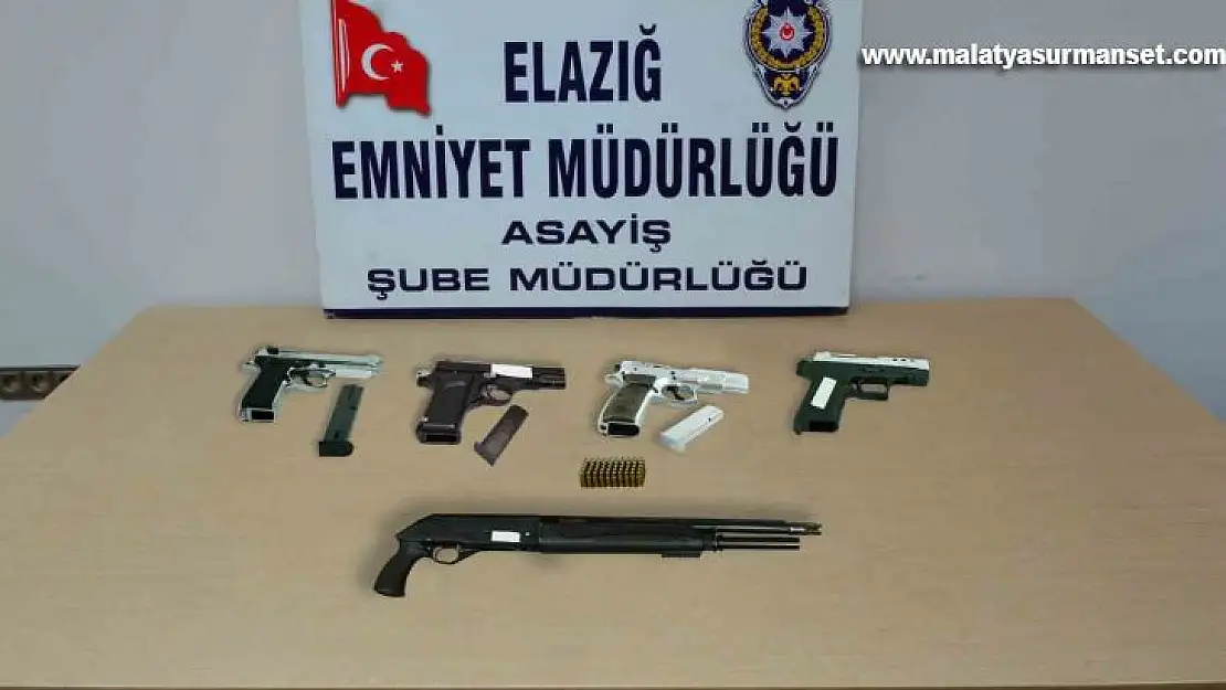 Elazığ'da asayiş ve şok uygulaması: 21 kişi tutuklandı