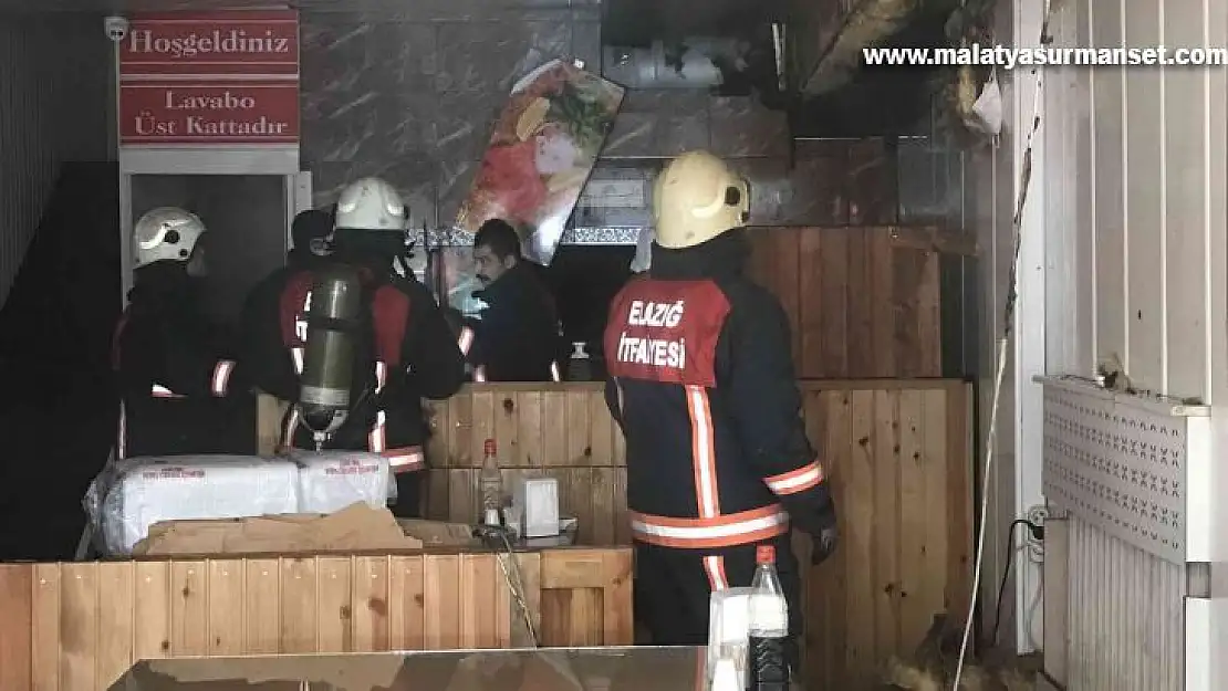 Elazığ'da baca yangını korkuttu