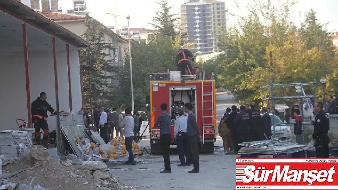 Elazığ'da baca yangını