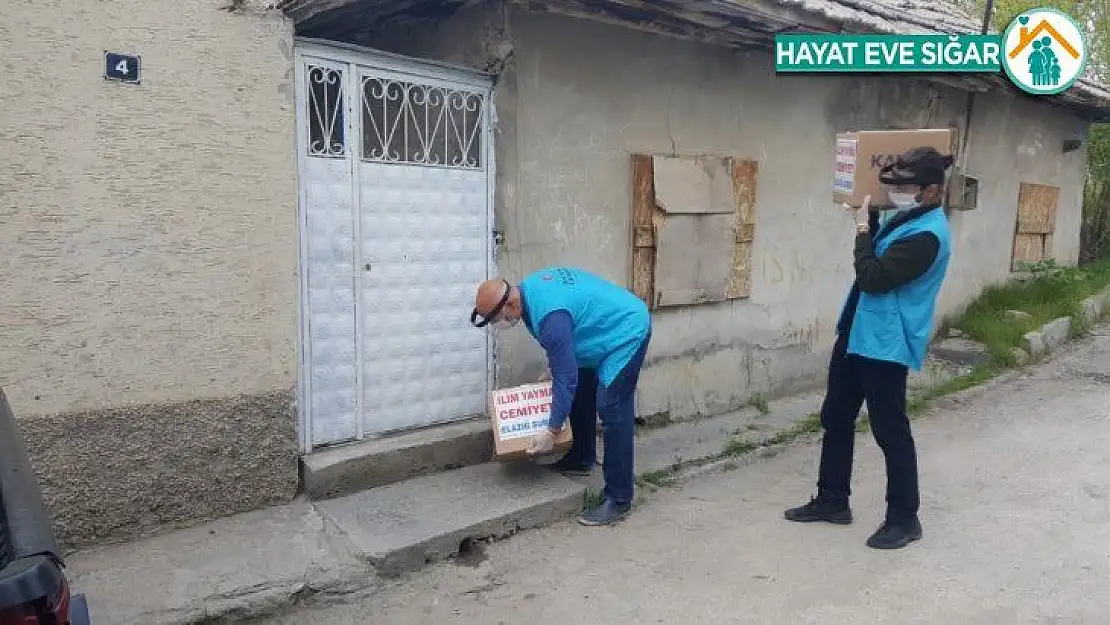 Elazığ'da bin aileye gıda paketi ulaştırıldı