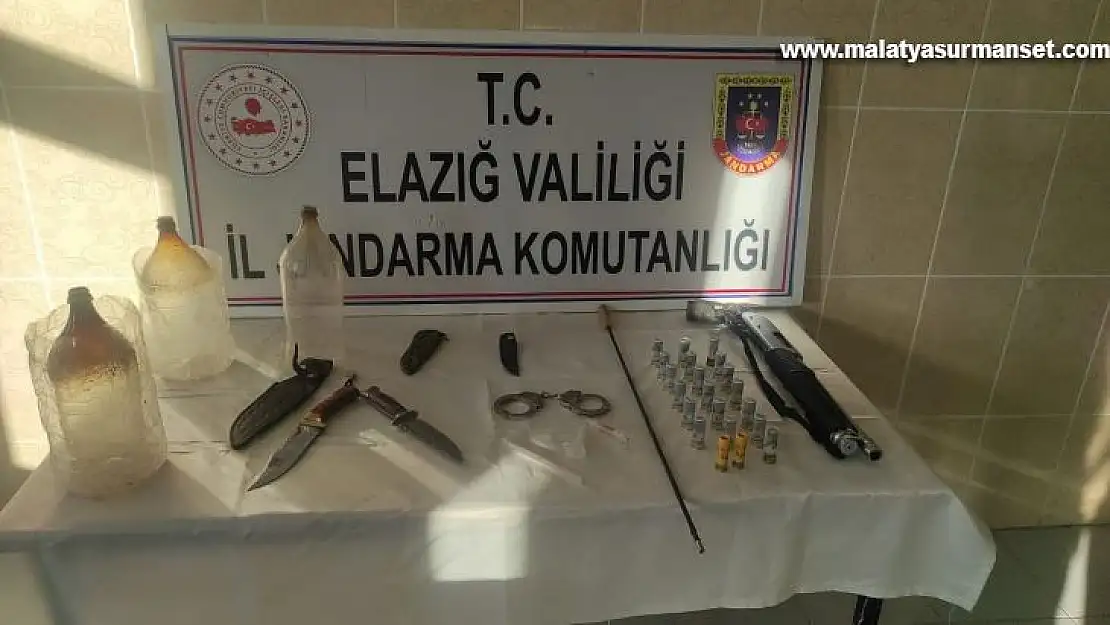 Elazığ'da jandarmadan ruhsatsız silah operasyonu: 1 kişi gözaltına alındı