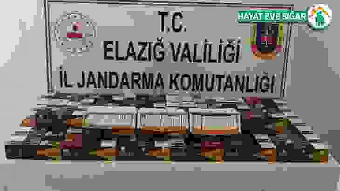 Elazığ'da kaçakçılıkla mücadele