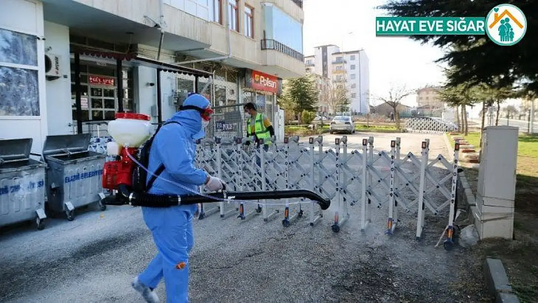 Elazığ'da korona virüse karşı mücadele