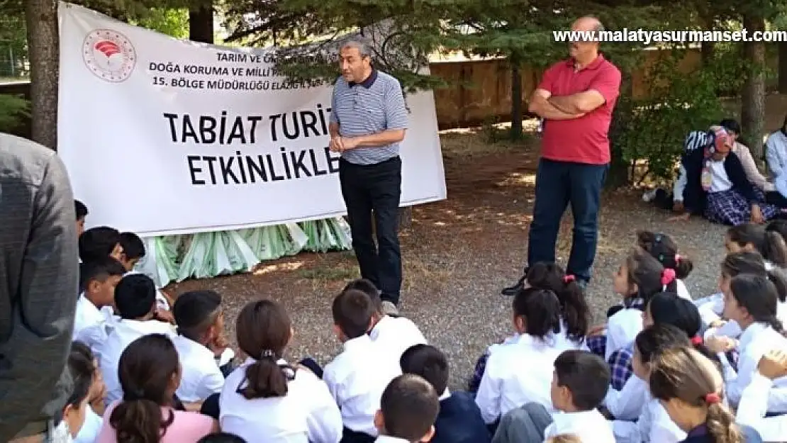 Elazığ'da öğrencilere yönelik tabiat eğitimi