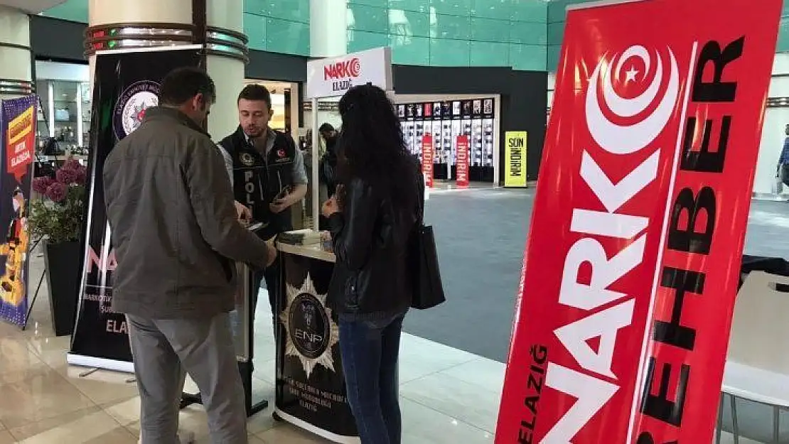 Elazığ'da polisinden uyuşturucu ile mücadele çalışması