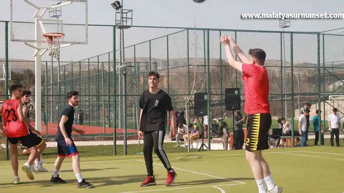 Elazığ'da sokak basketbol turnuvası düzenlendi