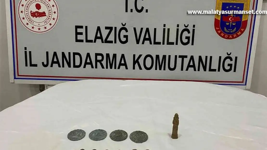 Elazığ'da tarihi eser kaçakçılarına operasyon