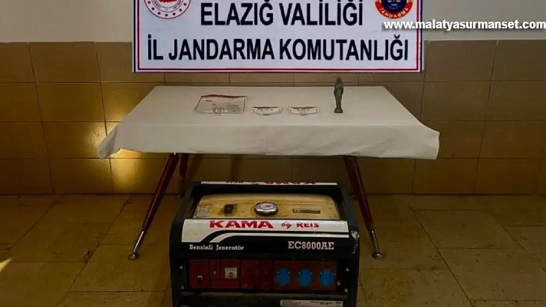 Elazığ'da tarihi eser operasyonunda Meryem Ana heykeli ele geçirildi: 3 gözaltı