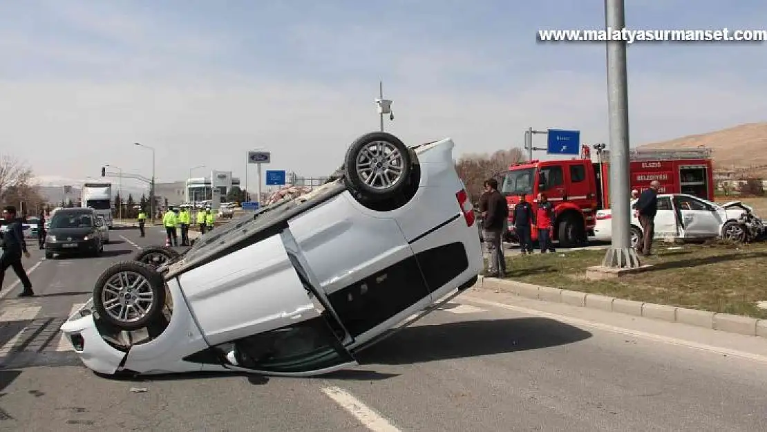 Elazığ'da trafik kazası: 1 ölü, 5 yaralı