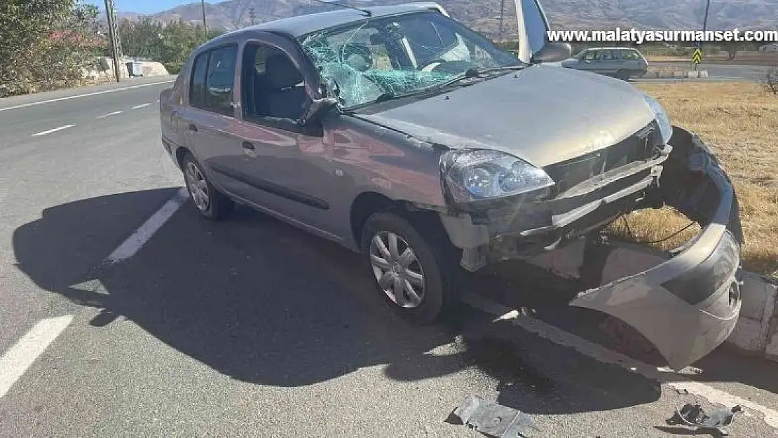 Elazığ'da trafik kazası: 1 yaralı