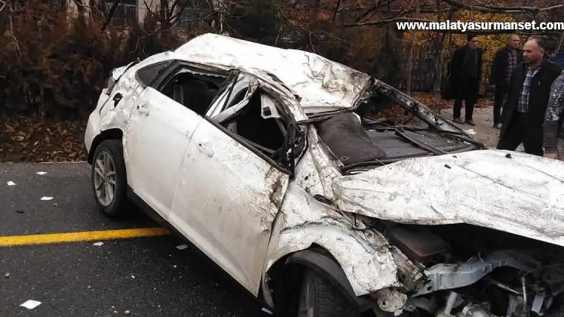 Elazığ'da trafik kazası: 2 yaralı