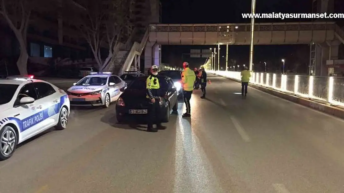 Elazığ'da trafik kontrolü