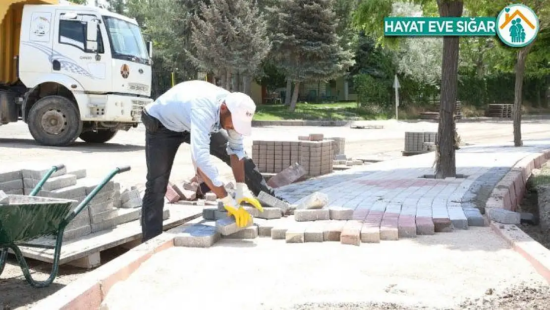 Elazığ'da üst yapı çalışmaları