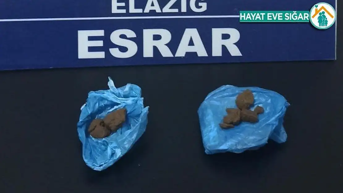Elazığ'da uyuşturucu ile mücadele 3 şüpheli hakkında işlem yapıldı