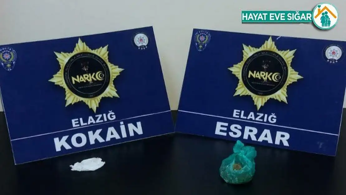 Elazığ'da uyuşturucu ile mücadele