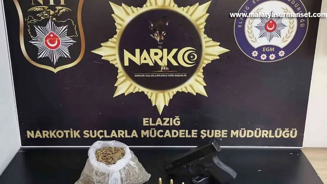 Elazığ'da uyuşturucuyla mücadele sürüyor: 2 gözaltı