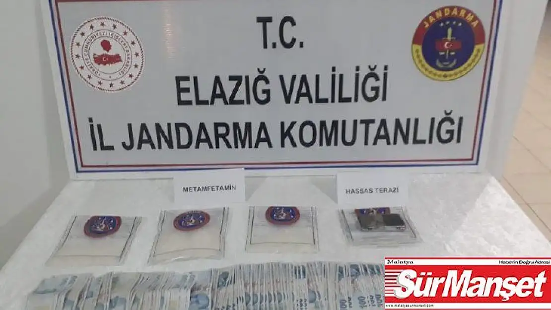 Elazığ'da uyuşturucuyla yakalanan 1 şüpheli tutuklandı