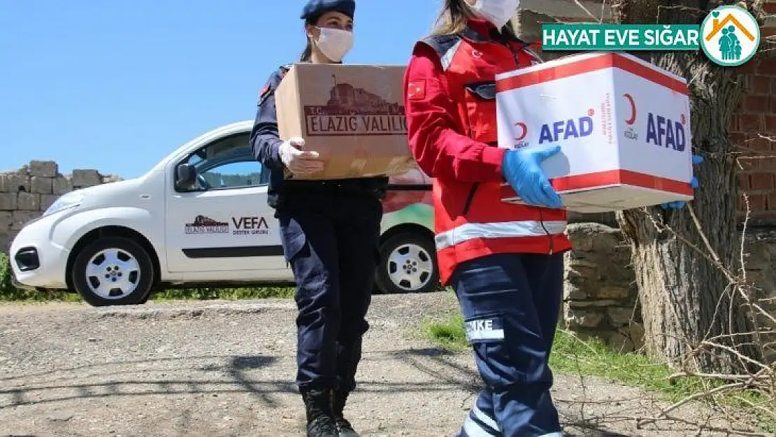 Elazığ'da Vefa Sosyal Destek Grubu 84 bin 423 aileye ulaştı