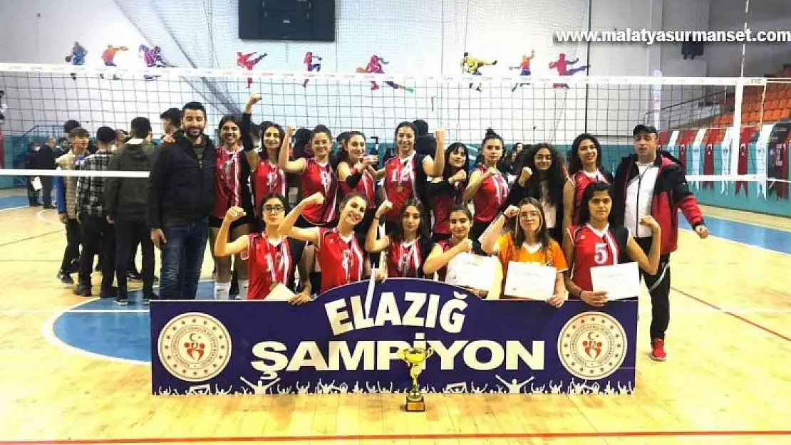 Elazığ'da voleybol müsabakaları sona erdi