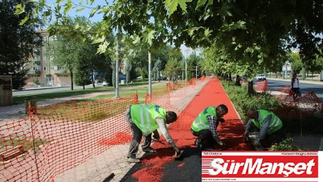 Elazığ'da yürüyüş yollarında yenileme çalışması