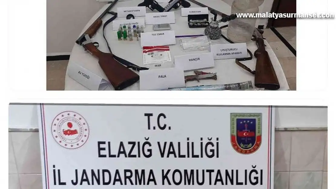 Elazığ'da zehir tacirlerine darbe